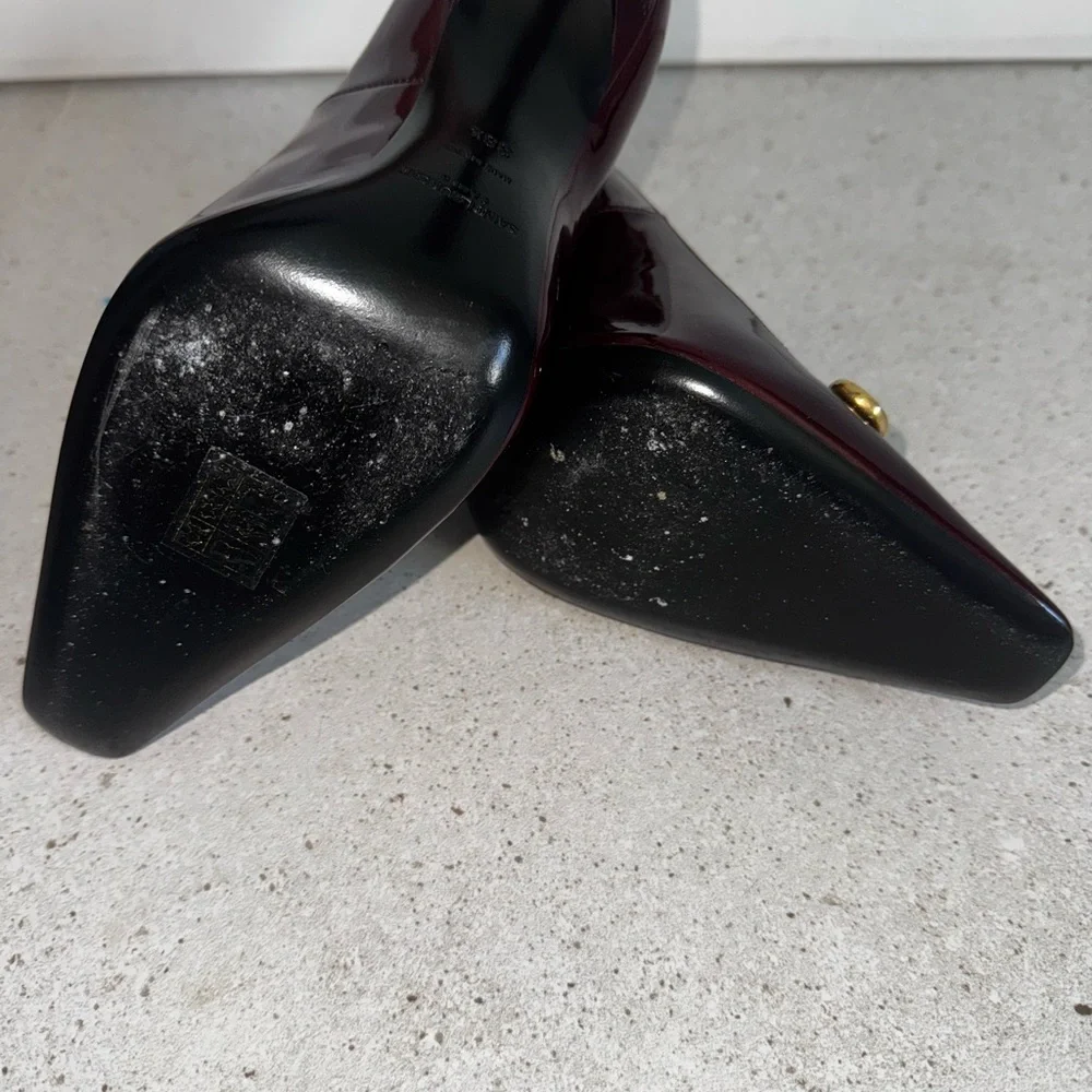 Saint Laurent Tom 110 deep bordeaux 38.5 - Picture 7 of 11